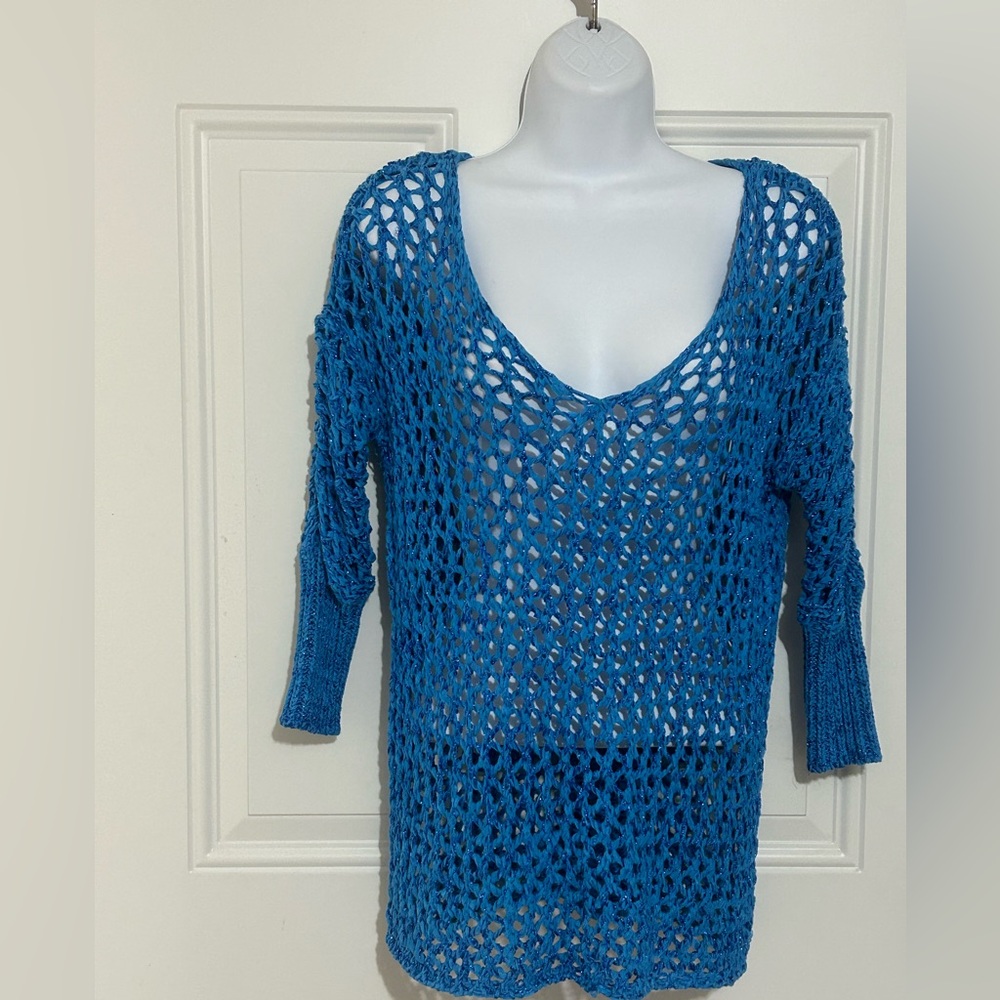 Moda International Blue Knit Tunic